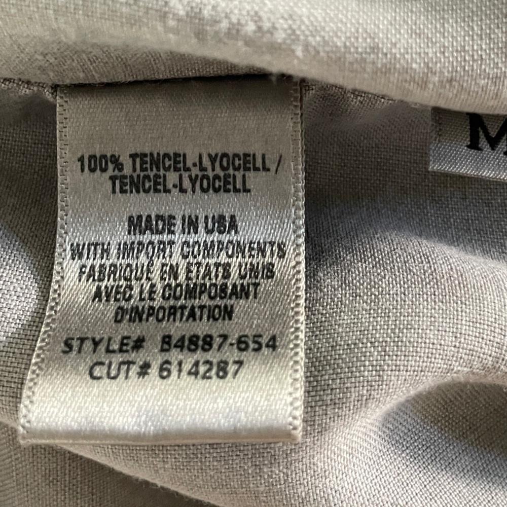 Bella Dahl Easy Longline Green/Gray Blazer Size M - Picture 6 of 6